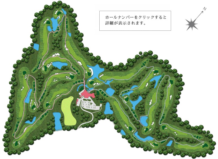 JR Uchino Golf Map